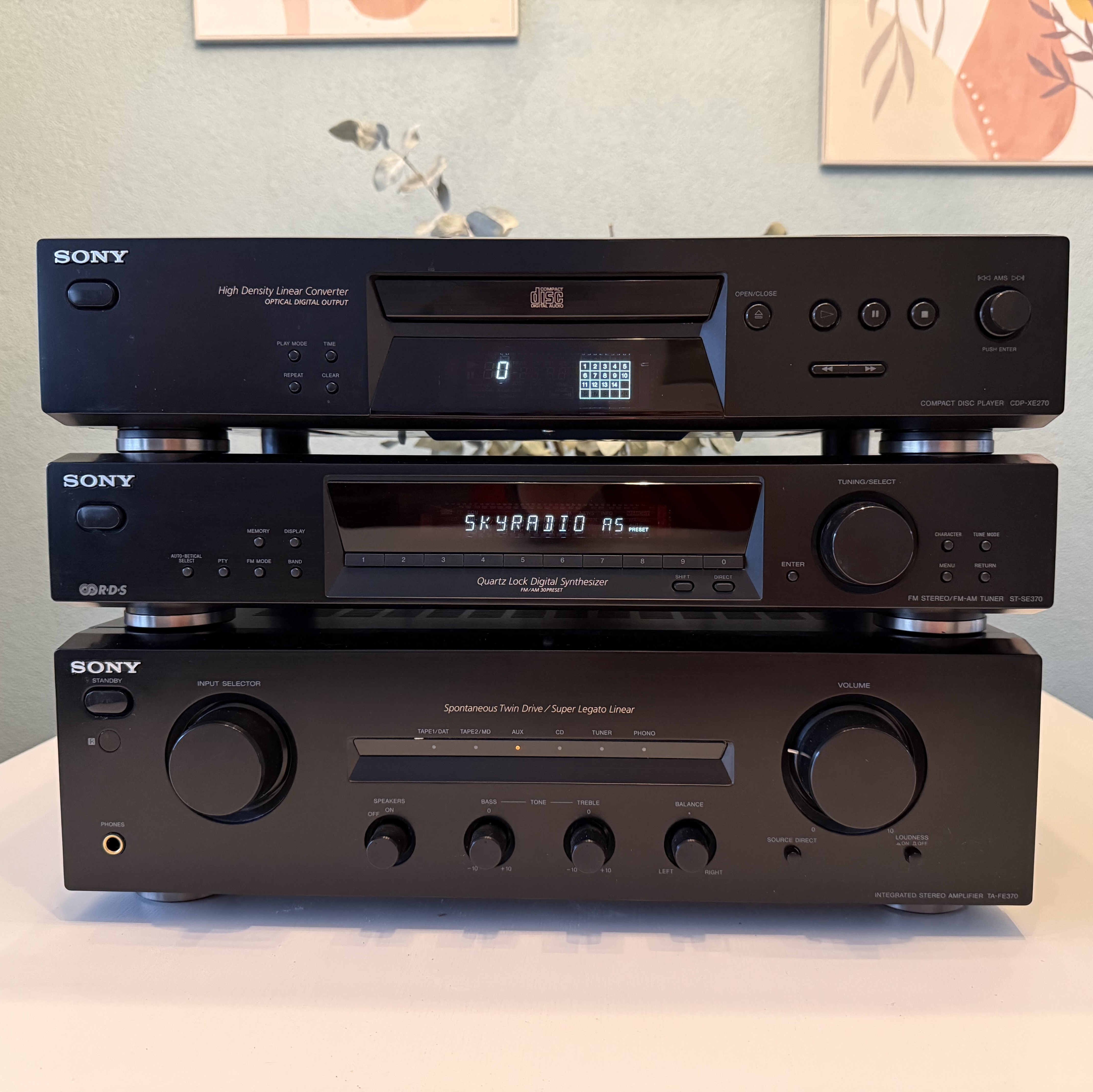 Repaired audio tower