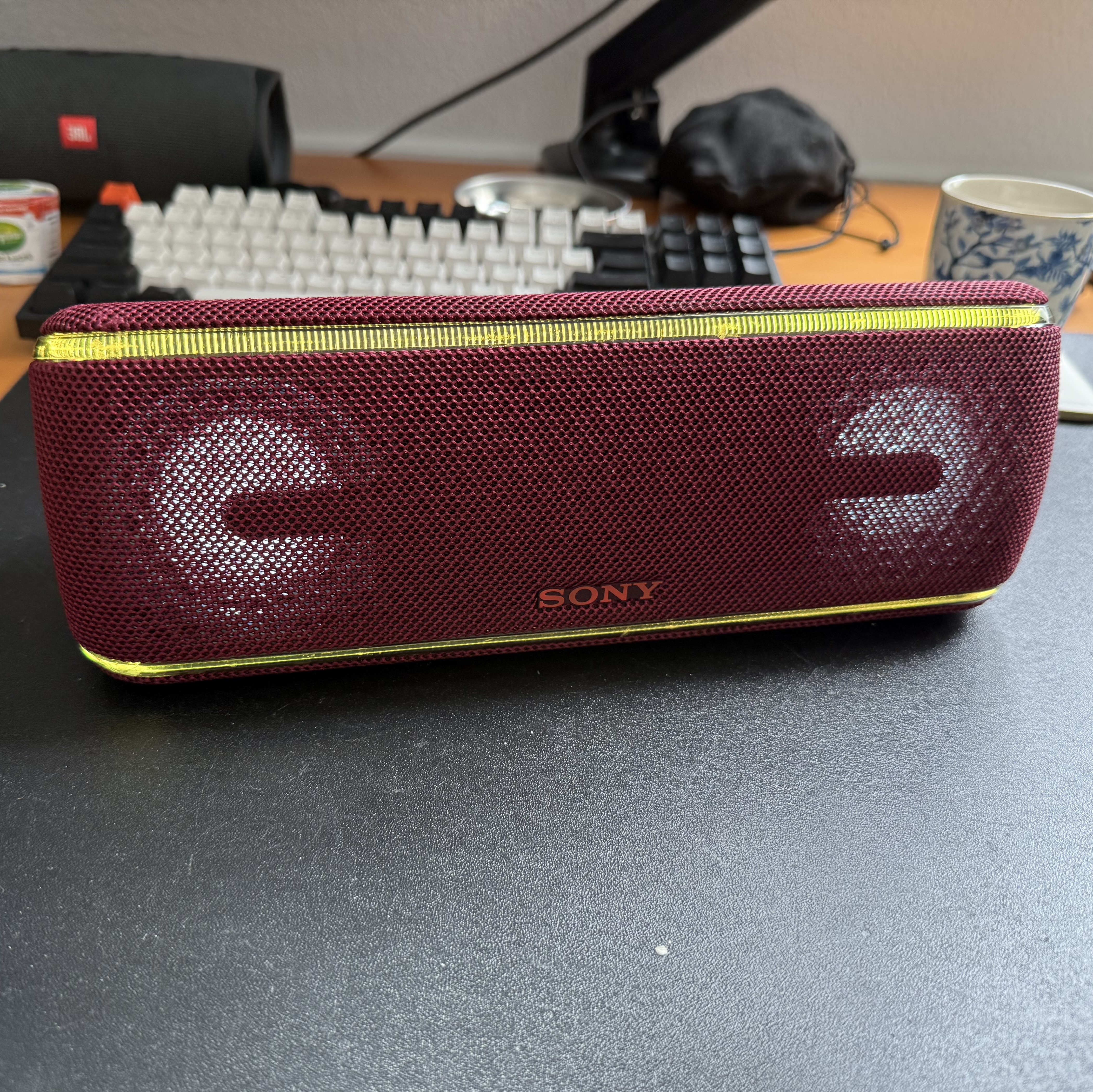 Fixed portable speaker